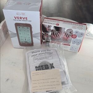 Verve TENS & EMS Therapy Unit - Red